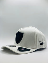 Las Vegas Raiders white and black Precision 9FORTY A-Frame Snapback 1.16