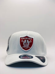 Las Vegas Raiders white and Red Precision 9FORTY A-Frame Snapback 1.18