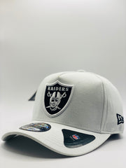 Las Vegas Raiders white and Black Precision 9FORTY A-Frame Snapback 1.19