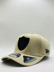 Las Vegas Raiders Beige and Black Precision 9FORTY A-Frame Snapback 1.21