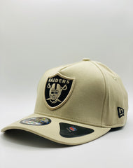 Las Vegas Raiders Beige and Black Precision 9FORTY A-Frame Snapback 1.23