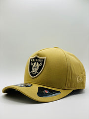 Las Vegas Raiders Warm Beige and a Black Precision 9FORTY A-Frame Snapback 1.25