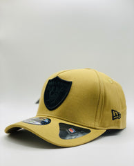 Las Vegas Raiders Warm Beige and a solid Black Precision 9FORTY A-Frame Snapback 1.24