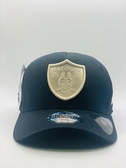 Las Vegas Raiders Black and a Solid Gold Precision 9FORTY A-Frame Snapback 1.11