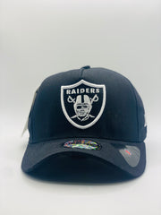 Las Vegas Raiders Black and Black White Precision 9FORTY A-Frame Snapback 1.14