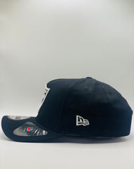 Las Vegas Raiders Black and Black White Precision 9FORTY A-Frame Snapback 1.14