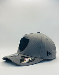 Las Vegas Raiders Grey and Solid Black Precision 9FORTY A-Frame Snapback 1.4