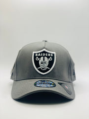 Las Vegas Raiders Grey and White/Black Precision 9FORTY A-Frame Snapback 1.6