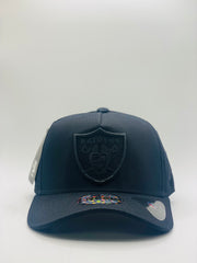 Las Vegas Raiders Black On Black Precision 9FORTY A-Frame Snapback 1.5