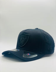 Las Vegas Raiders Black On Black Precision 9FORTY A-Frame Snapback 1.5