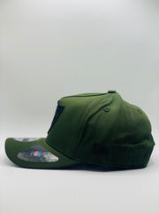 Las Vegas Raiders Khaki Green And Solid Black Precision 9FORTY A-Frame Snapback 1.9